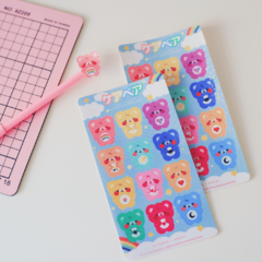 CARE BEARS HOLO VERSION ♥ Plancha de stickers