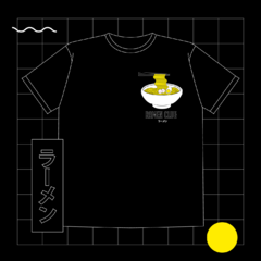 Remera RAMEN CLUB BLACK en internet