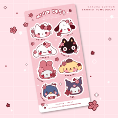 SANRIO TOMODACHI ♥ Plancha de stickers