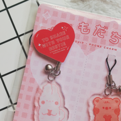 Phone charm set TOMODACHI ♥ - comprar online