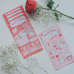 BE MY VALENTINE ♥ Plancha de stickers