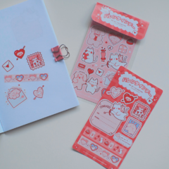 Imagen de BE MY VALENTINE ♥ Plancha de stickers