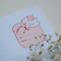 BE MY VALENTINE ♥ Plancha de stickers - tienda online