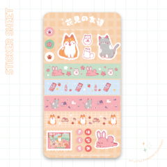 HANAMI ♥ Plancha de stickers