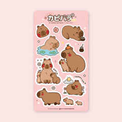 CAPYBARA SAN ♥ Plancha de stickers - comprar online