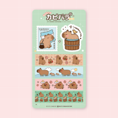 CAPYBARA SAN ♥ Plancha de stickers en internet