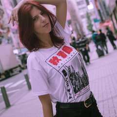 Remera AKIHABARA WHITE