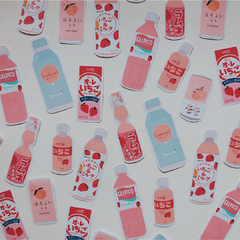 Kawaii drinks ♥ Set de stickers - comprar online