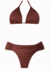 BIQUINI CORTININHA MARROM - comprar online