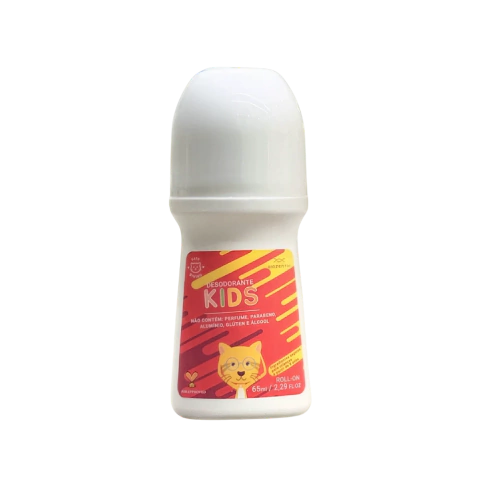 GATO DIVINO DESODORANTE ROLL-ON KIDS NATURAL - sem alumínio, álcool, metais pesados, parabenos, triclosan e glúten - 65ml - comprar online