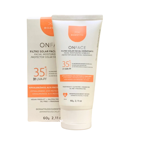 ONFACE FILTRO SOLAR FACIAL FPS 35 UVA-PF 31 - 60g - comprar online