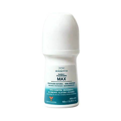 DESODORANTE ROLL-ON NATURAL MAX - sem alumínio, álcool, metais pesados, parabenos, triclosan e glúten - 65ml - comprar online