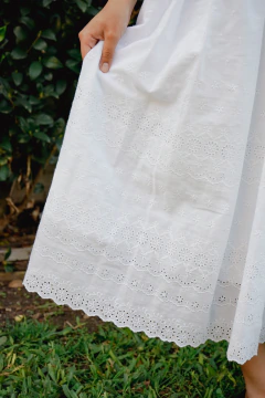 Vestido Emilia - Vestidos de Comunión Bautismo y Fiesta para Nenas | Cuarto Creciente | Envíos a todo el país