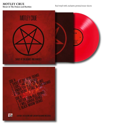 MÖTLEY CRÜE LP SHOUT AT THE DEMOS AND RARITIES VINIL RED 2024