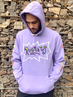 Buzo Canguro Lila Rugrat - Paquete impresiones