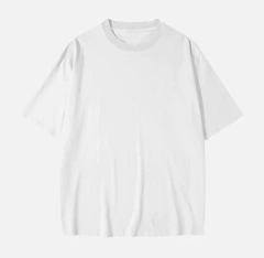 Remera Oversize Lisa 100% Algodon Peinado 24.1 en internet