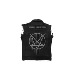 COLETE DE SARJA FRONTMAN - PRETO - comprar online