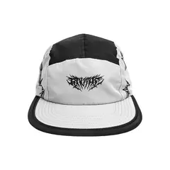 BONÉ BRUTAL KILL FIVE PANEL WHITE WIRE - PRETO E BRANCO