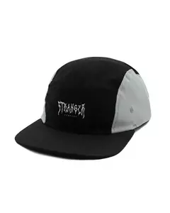 BONE STRANGER FIVE PANEL LOGOTYPES STREET DESIGN - PRETO/CINZA - Agacê Store