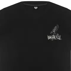 CAMISETA BRUTAL KILL PREMIUM EXTRA BLACK BIRD - PRETO na internet