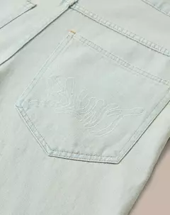 BERMUDA JORTS JEANS BLUNT - BIG DELAVE BABY BLUE