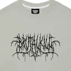 CAMISETA BRUTAL KILL OVERSIZED INFAME CREAMY - CREME - loja online