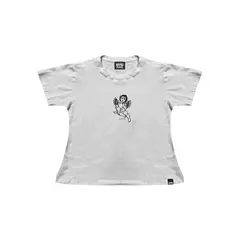 Imagem do CAMISETA BRUTAL KILL FEMININA BARAQUIEL - BRANCO