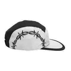BONÉ BRUTAL KILL FIVE PANEL WHITE WIRE - PRETO E BRANCO