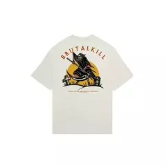 CAMISETA BRUTAL KILL OVERSIZED NO MORE LIFE - BRANCO - comprar online