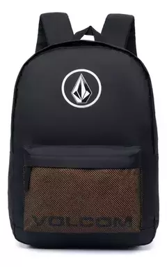 Imagem do MOCHILA VOLCOM BOX STONE - PRETO/MARROM-