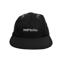 BONÉ BRUTAL KILL FIVE PANEL ELEMENT - PRETO na internet