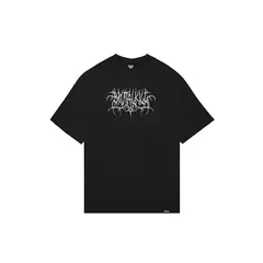 CAMISETA BRUTAL KILL OVERSIZED INFAME DARK BROWN - PRETO