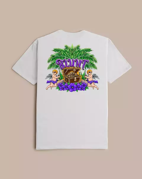 CAMISETA BLUNT PREMIUM PALM - BRANCO OFF NEW WHITE