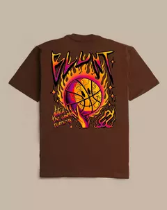 CAMISETA BLUNT SMILEY - MARROM - loja online