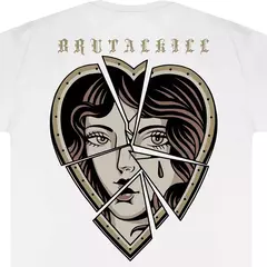 CAMISETA BRUTAL KILL GHOST GIRL - BRANCO