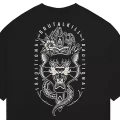 CAMISETA BRUTAL KILL OVERSIZED CONFUSION - PRETO - comprar online