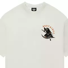 CAMISETA BRUTAL KILL OVERSIZED NO MORE LIFE - BRANCO - Agacê Store