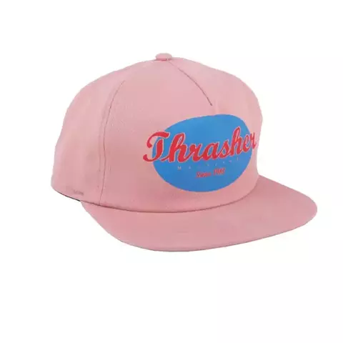 BONE THRASHER SNAPBACK OVAL SCRIPT LOGO - ROSA - comprar online