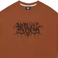 CAMISETA BRUTAL KILL OVERSIZED INFAME ORANGE - LARANJA - comprar online