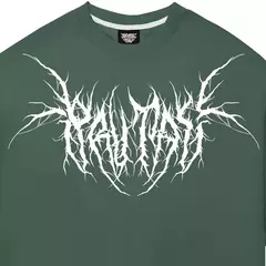 CAMISETA BRUTAL KILL OVERSIZED MACABRE MOSS GREEN - VERDE - loja online