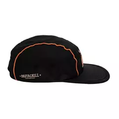 BONÉ BRUTAL KILL FIVE PANEL ORANGE - PRETO - loja online