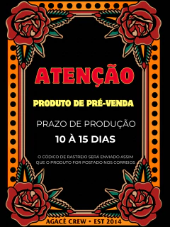 BANDEIRA AGACE CREW TIGER HC FUNDO CLARO - comprar online