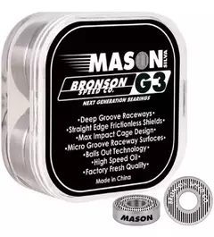 ROLAMENTO BRONSON SPEED CO. G3 MASON SILVA / SILVER / UNICO