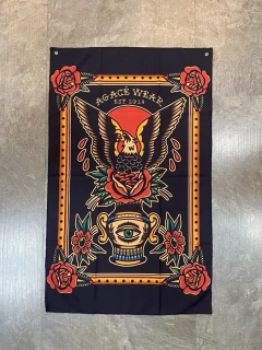 Bandeira Agace Crew Eagle Black Trad na internet