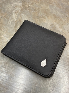 CARTEIRA VOLCOM SLIM STONE 100% POLIURETANO - PRETO