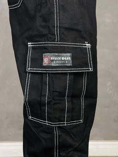CALÇA JEANS CARGO AGACE - BLACK LINE - loja online