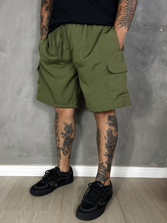 BERMUDA CARGO TACTEL AGACE - VERDE