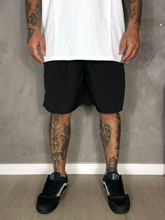 BERMUDA / SHORT TACTEL BASICO AGACE - PRETO SIMPLES - Agacê Store