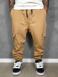CALÇA DE MOLETOM JOGGER AGACE WEAR - CARAMELO - comprar online