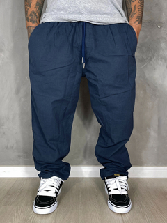 CALÇA RETA TUPODE LEISURE WORK - AZUL - comprar online